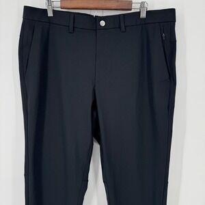 CRZ YOGA Men's‎ 38 Black Stretch Performance Athleisure Golf Chino Pants